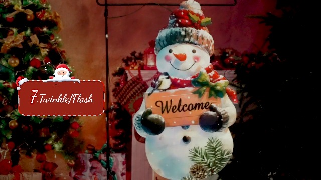 Amazon.com : Lighted Christmas Garden Flag 22×13, 8 Modes Double